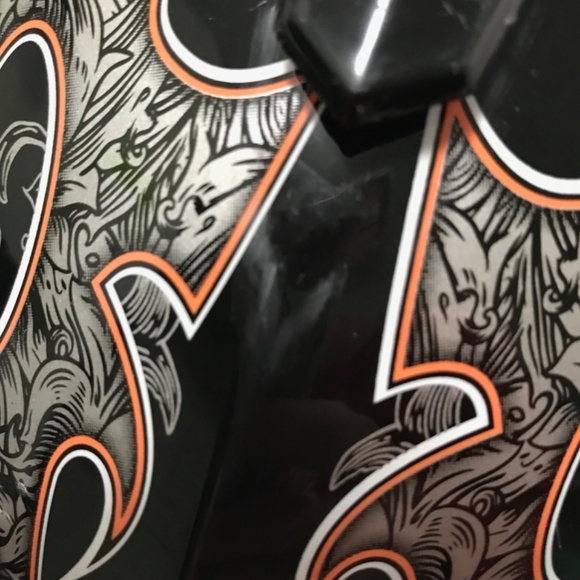 Senhill DOT Sebastian Tatan Mejia Motorcross Helmet Black Red Size Large - Picture 10 of 16